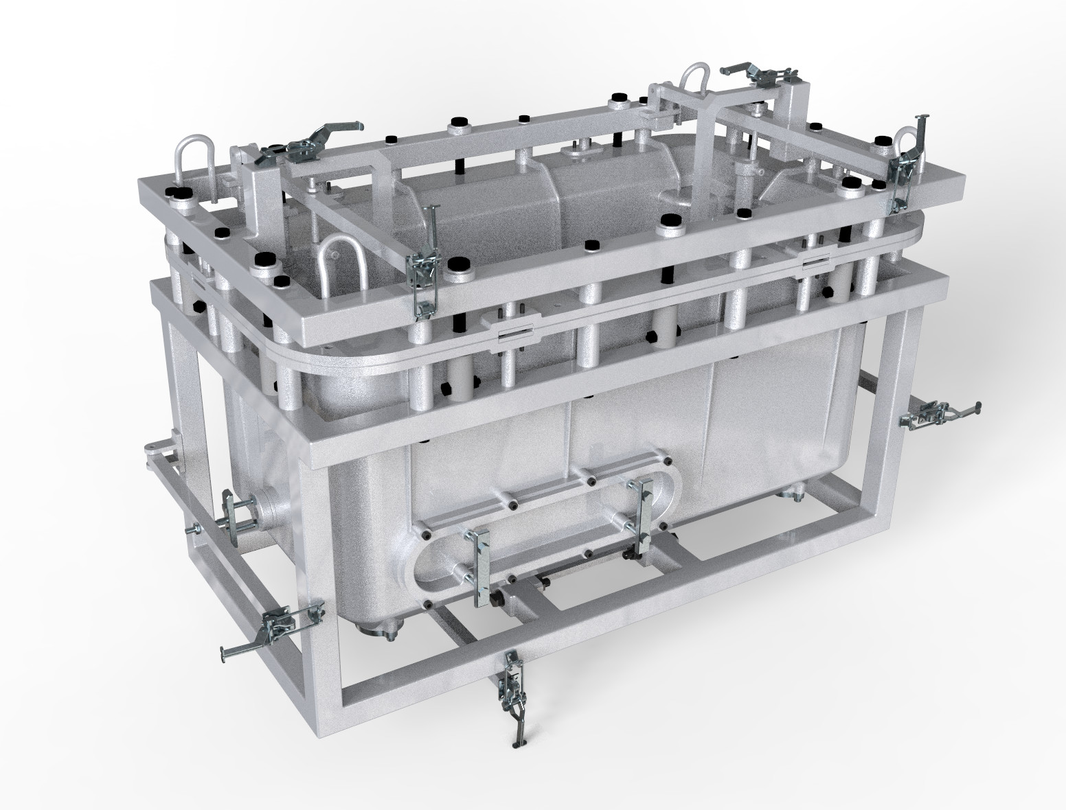 Heavy Clamps Rotational Moulding Tools For Home Appliances Long Lifespan