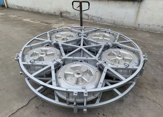 Custom Aluminum Molds For Plastic Rotomold Wheel Floats With Full Spider Framework 6061T6 Mould