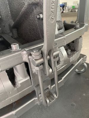 Gloss Surface Rotomolding Molds With G Clamps Full Steel Frame Work
