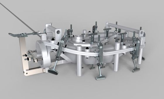500L Fuel Plastic Tank Mold , Full Framework Heavy Clamps Rotomolding Molds