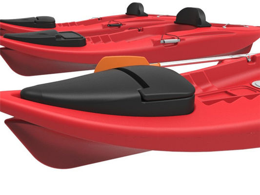3.8 Meters LLDPE Roto Molded Plastic Kayak Polyethylene Kayak With Double Wall Cover