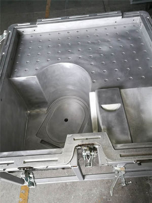 A356 6061t6 Aluminum Rotational Molds With Matte Surface Texture For Seated Portable Toliet