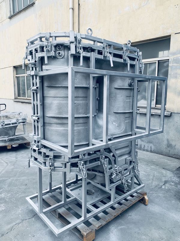 1500L Water Tank Casting 8-12mm Roto Mold Tooling With Steel Frame Works
