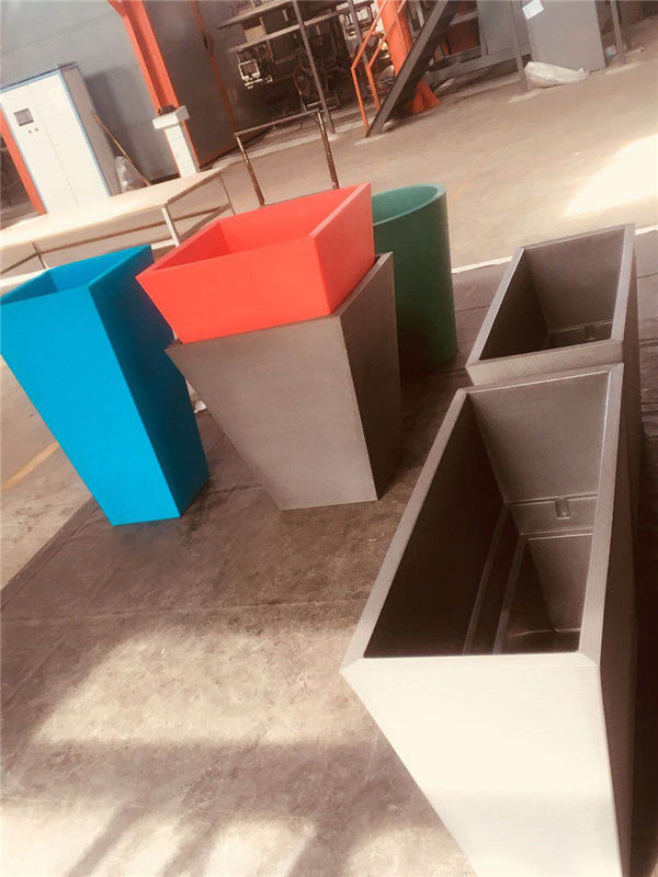 4-8mm High Precision Aluminum Roto Molding Plastic For Square Plastic Planter Pots
