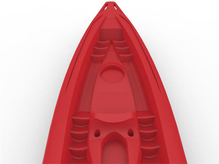 3.8 Meters LLDPE Roto Molded Plastic Kayak Polyethylene Kayak With Double Wall Cover