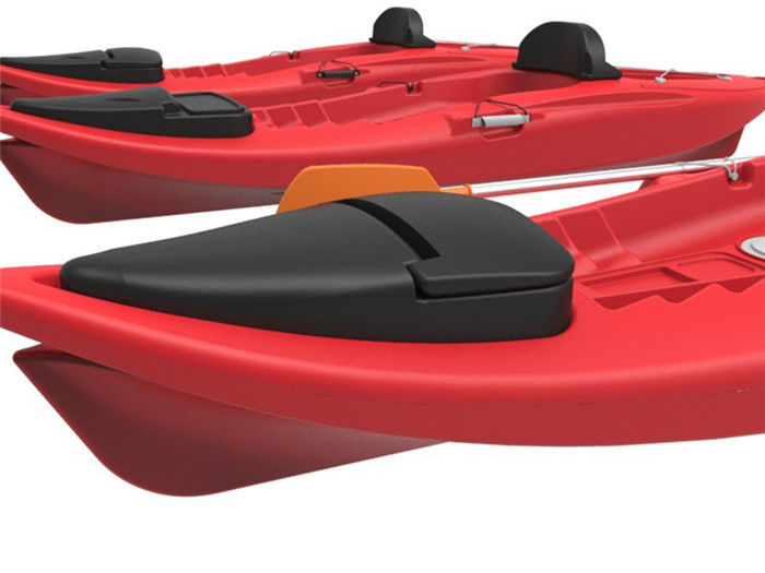 Red Rotational Molding Kayak Plastic Sit On Top MDPE Kayak With Double Wall Lid Cover Customized Size